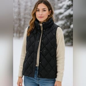 Kenneth Cole Reaction Black Quilted Vest XXL